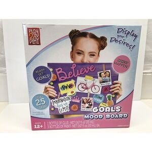 GOALS MOOD BOARD Set Goals~ Customise Yourself Craft Set ~Ages 12+ Play2Play NEW